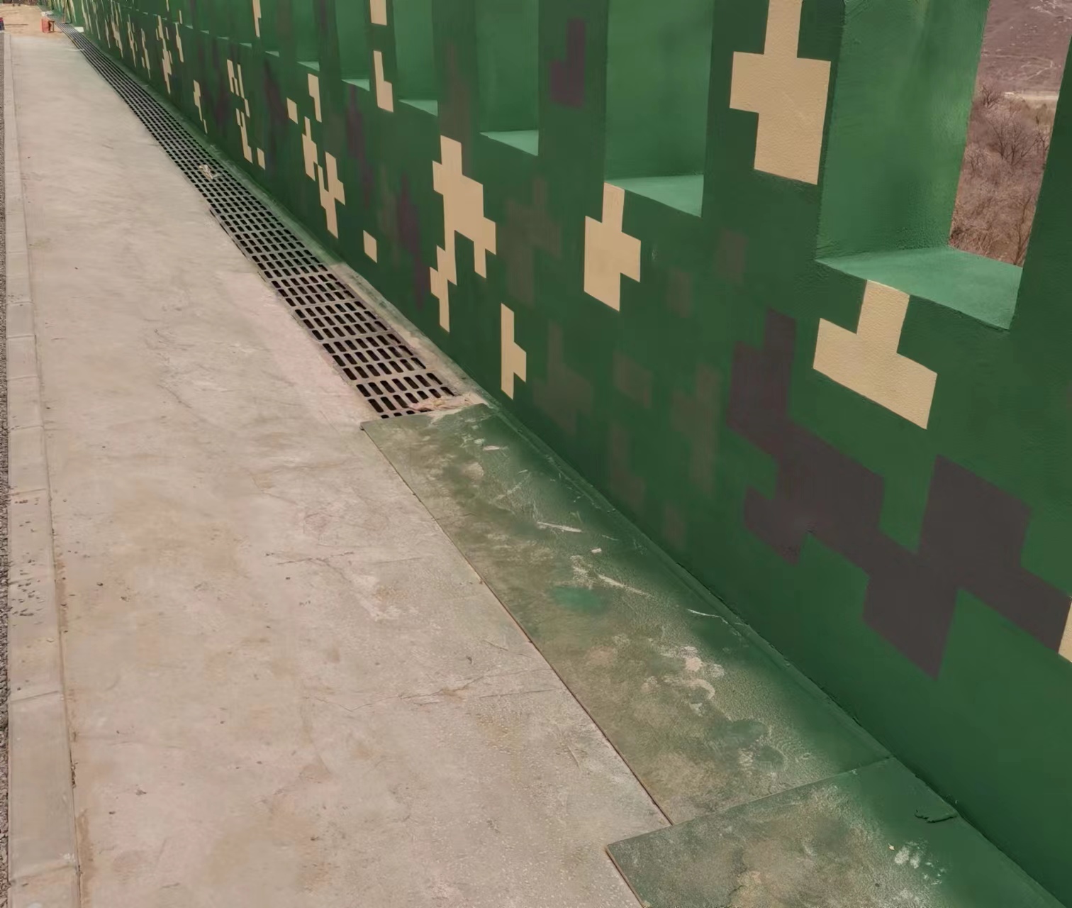 庆阳围墙迷彩喷涂,数迷彩漆