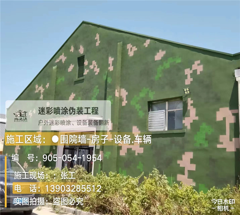 庆阳外墙数码迷彩漆施工报价清单（100㎡标准墙面测算）